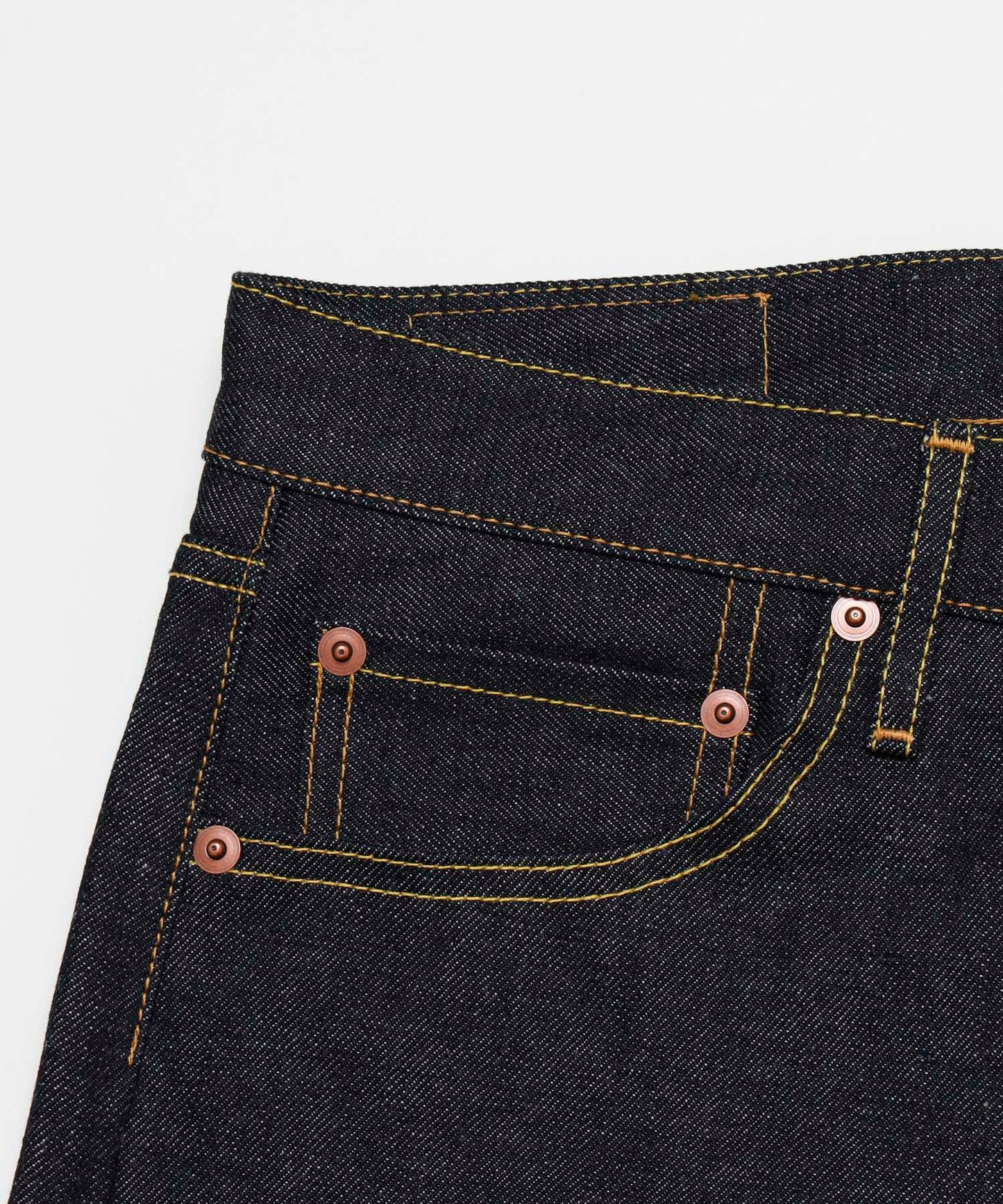 RIGID DENIM REGULAR STRAIGHT JEANS
