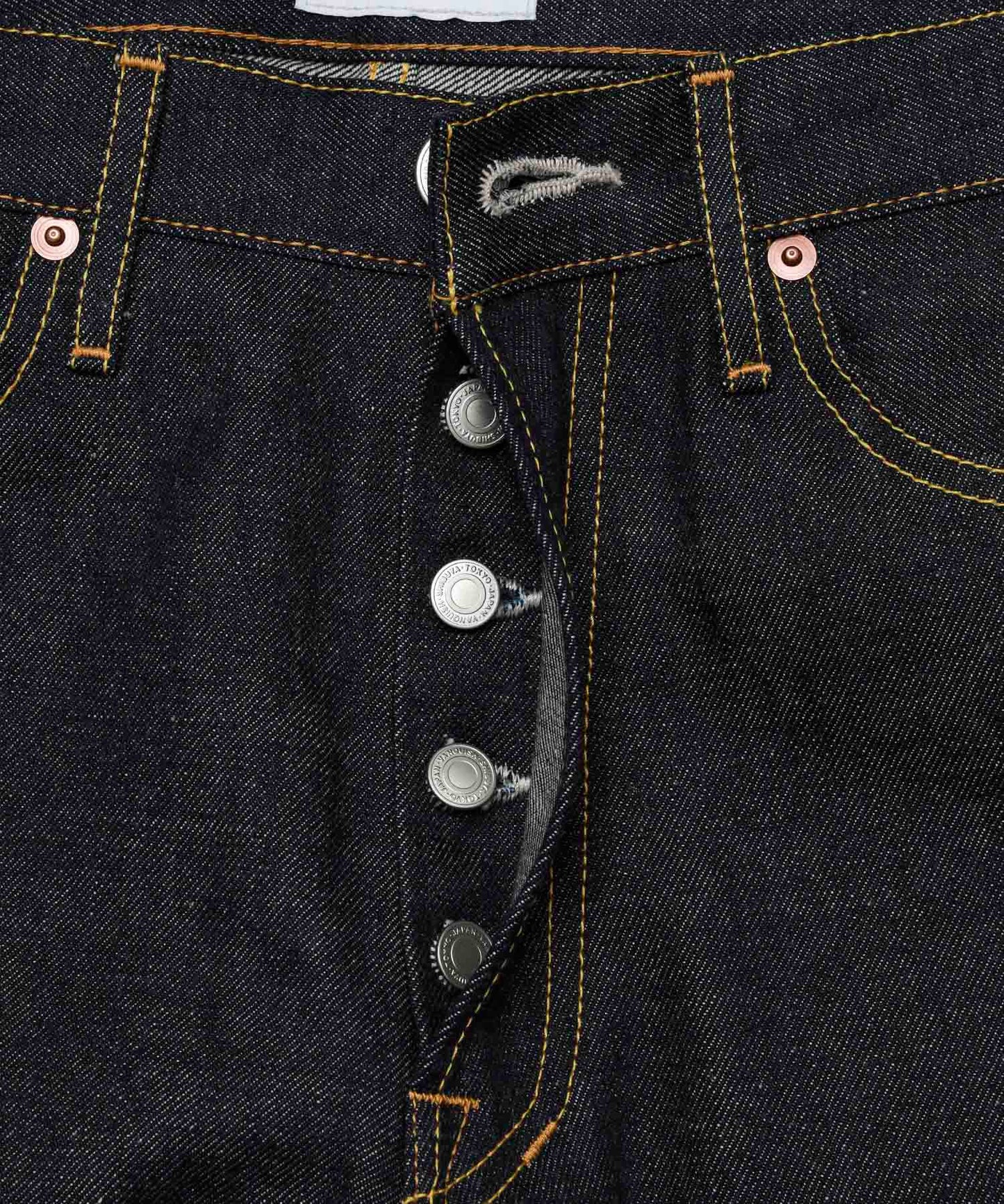 RIGID DENIM REGULAR STRAIGHT JEANS