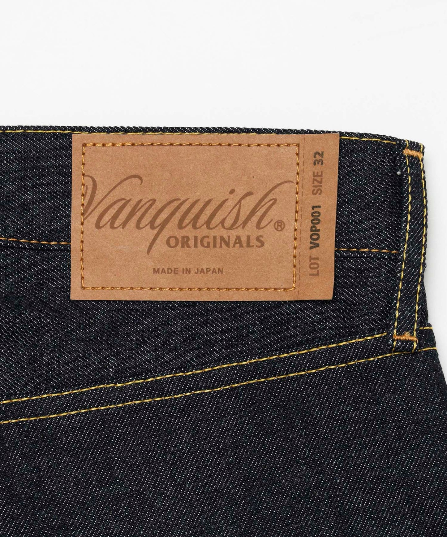 RIGID DENIM WIDE STRAIGHT JEANS