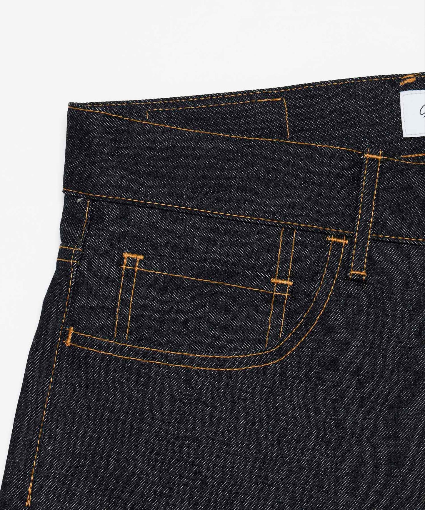 RIGID DENIM BOOTS CUT JEANS