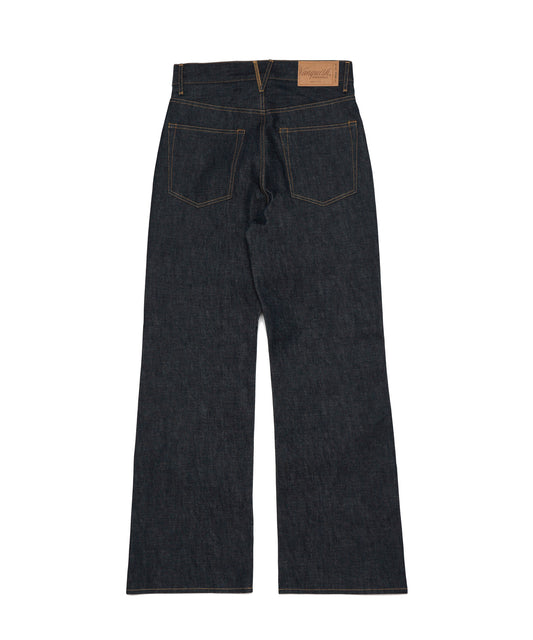 RIGID DENIM BOOTS CUT JEANS