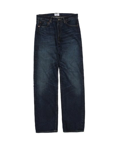 CLASSIC DENIM WIDE STRAIGHT JEANS