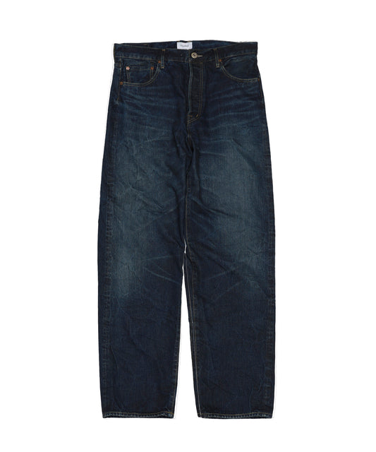 CLASSIC DENIM WIDE STRAIGHT JEANS